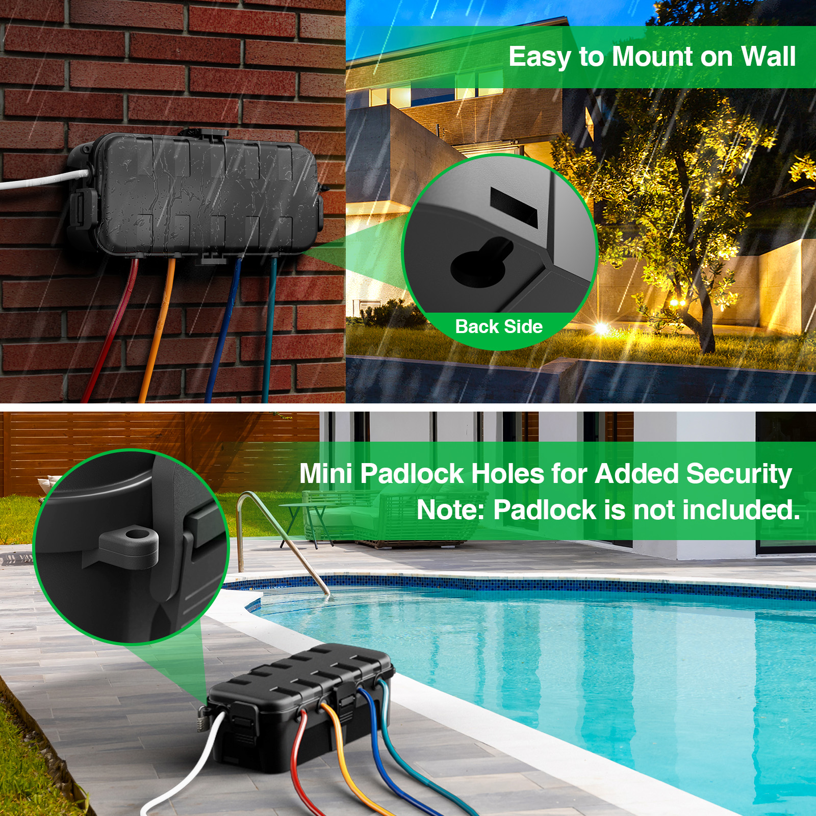 Medium Outdoor Electrical Box, - Extension Cord Outdoor review and price