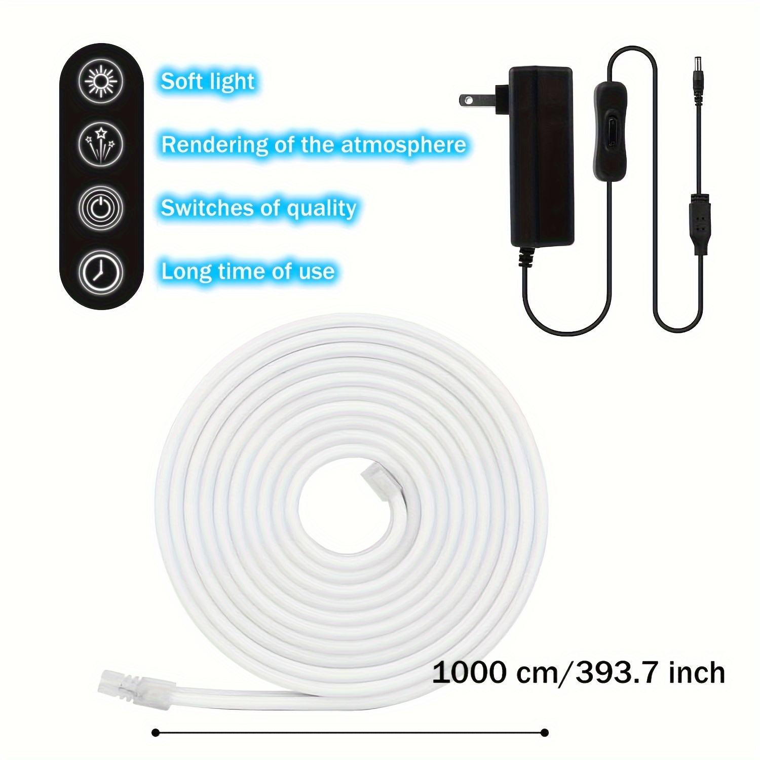Neon LED Strip Lights 32.8ft/1 - Outdoor Power Strip review and price